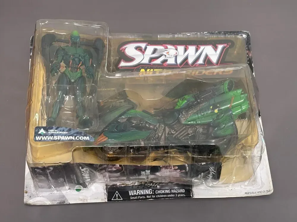 Nitro Riders Green Vapor Action Figure McFarlane Toys Spawn Series 16 New 1999